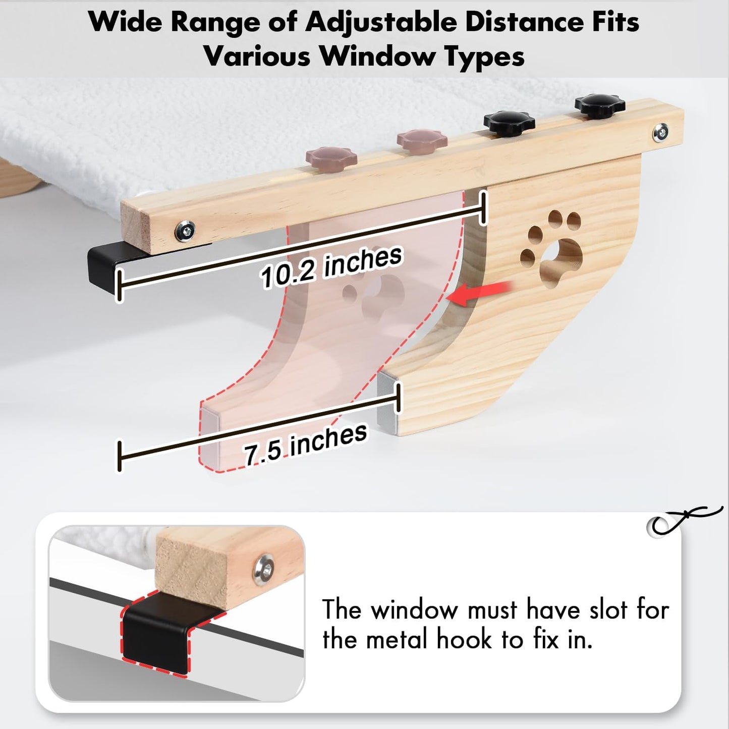 š¾ Cat Window Perch / Hammock