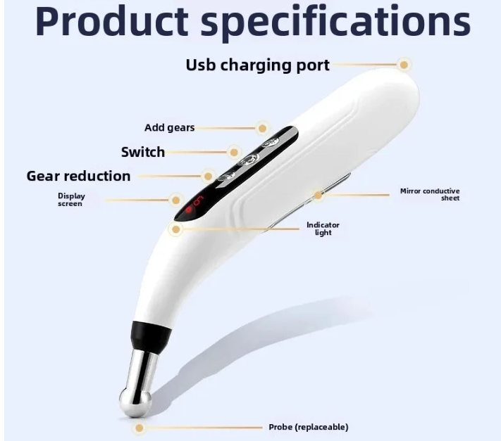 Electronic Acupuncture Pen – Meridian Energy Massage Pen for Acupoint Therapy, Pain Relief & Body Relaxation