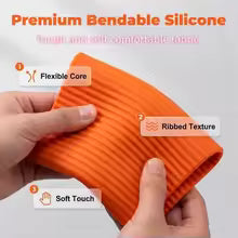 Multi-Device Silicone Holder 📱💻✨ – Mobile, iPad & Laptop | Foldable & Flexible