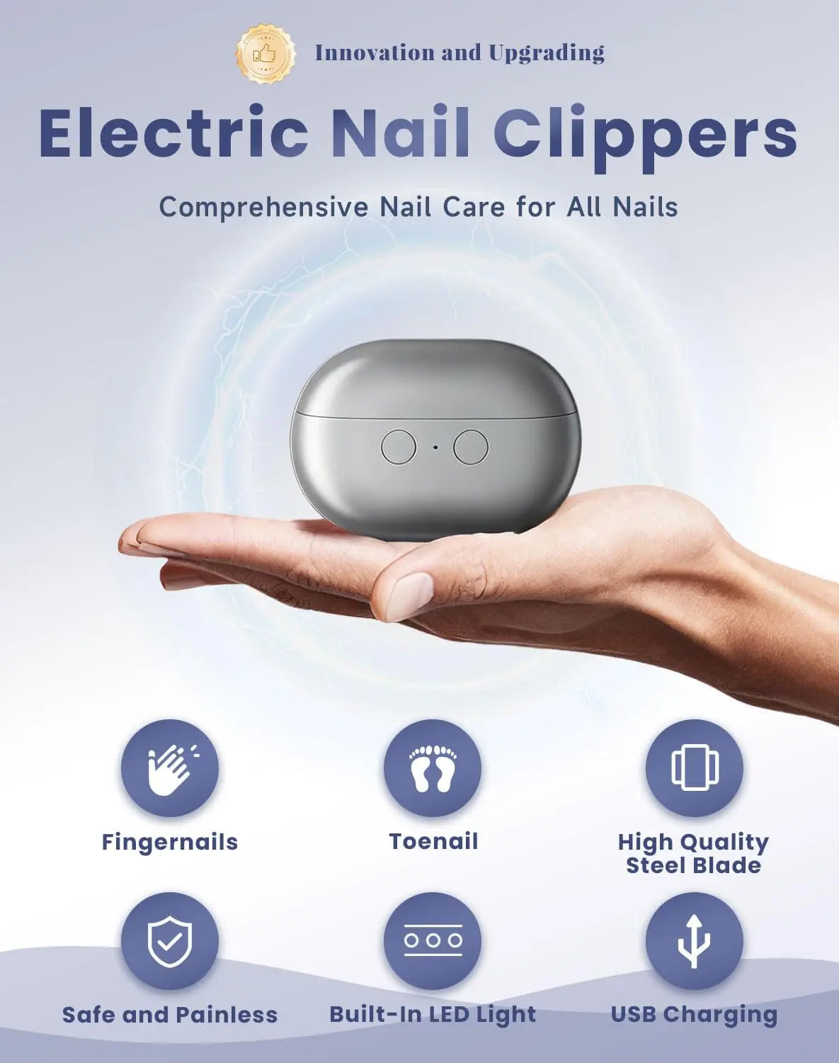 Electric Automatic Nail Clipper – Electric Nail Trimmer &amp; Polisher