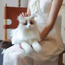 CuddleCat / Lifelike Plush Toy cat - soft ,comfort perfect for Simulation for elderly & Cute Pet compansion for children