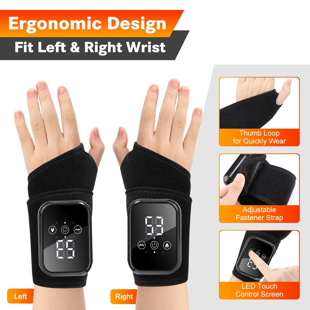 🖐️ Electric Heating Wrist Massager (3 Heating Levels)