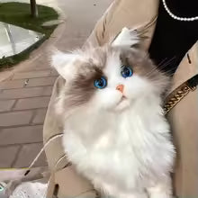 CuddleCat / Lifelike Plush Toy cat - soft ,comfort perfect for Simulation for elderly & Cute Pet compansion for children