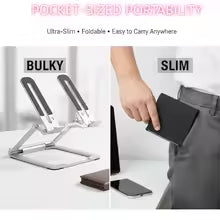 Multi-Device Silicone Holder 📱💻✨ – Mobile, iPad & Laptop | Foldable & Flexible