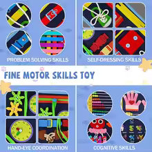 Busy Board & Sensory Blanket — For Kids and Elders