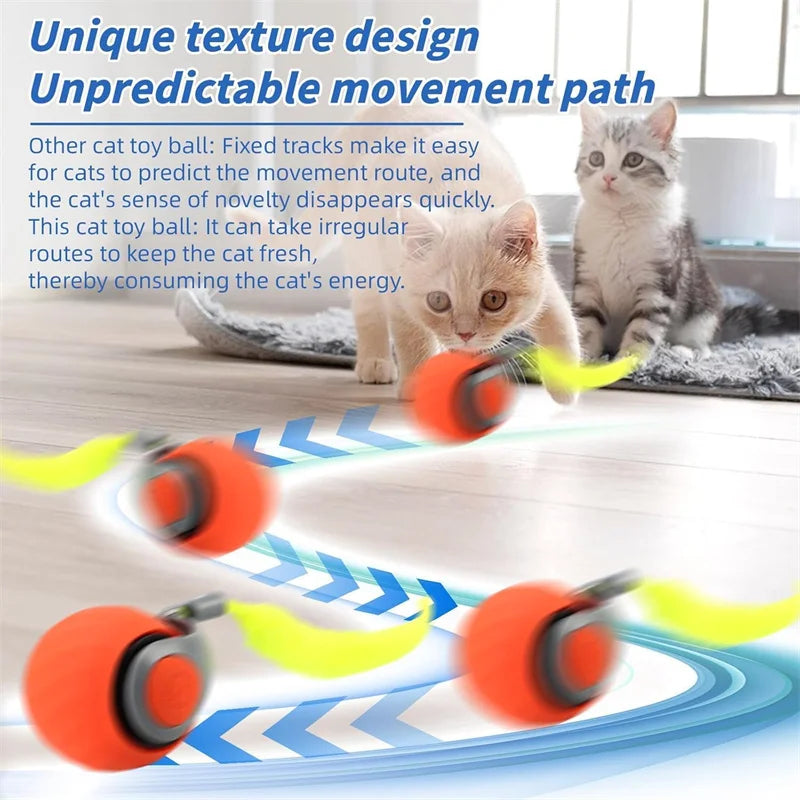 🐾 Interactive Cat Toy Ball