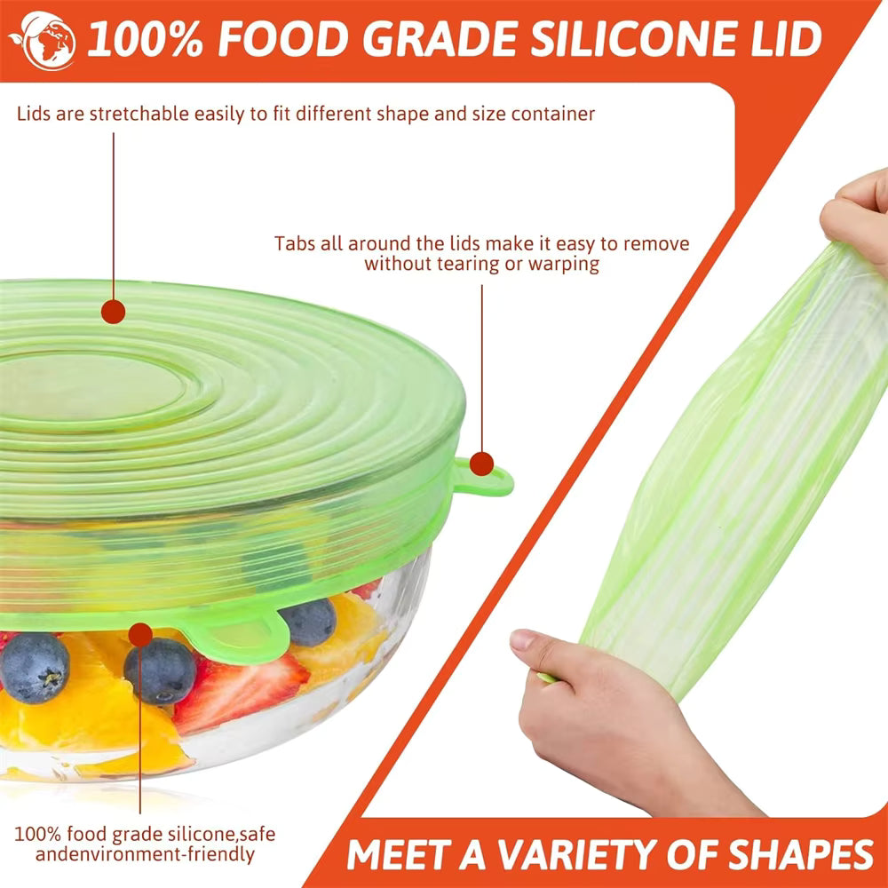 FreshSeal™ Silicone Lids 🥣♻️