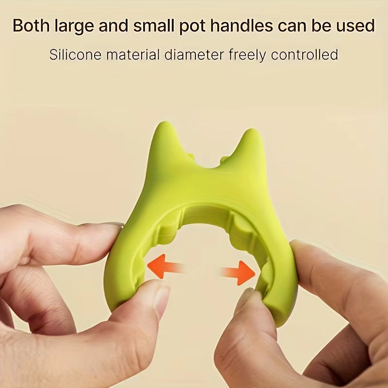 Universal Pot Side Spatula Holder – Heat‑Safe, Anti‑Scratch Clip