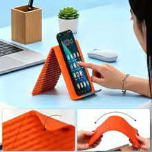 Multi-Device Silicone Holder 📱💻✨ – Mobile, iPad & Laptop | Foldable & Flexible
