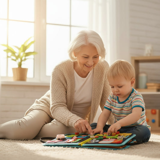 Busy Board & Sensory Blanket — For Kids and Elders