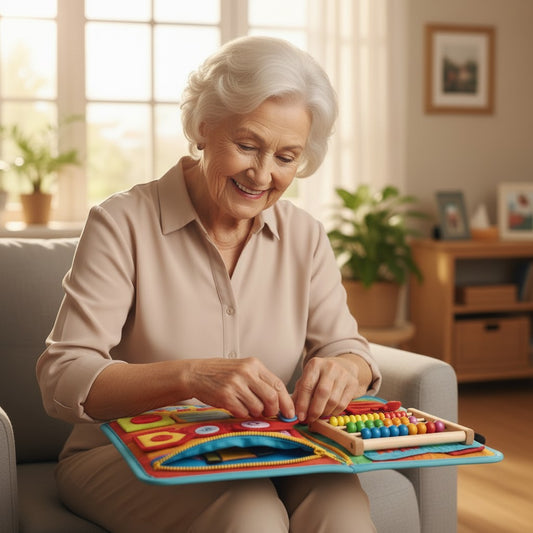 Busy Board & Sensory Blanket — For Kids and Elders
